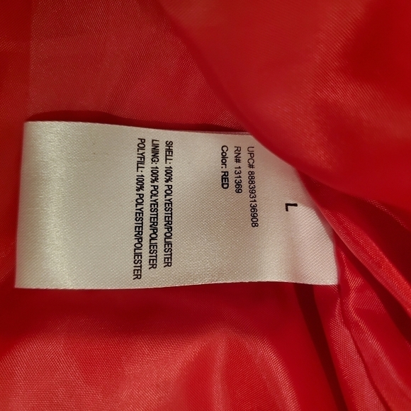 NWT Rampage Red Hooded Quilted Puffer Coat - Picture 8 of 8